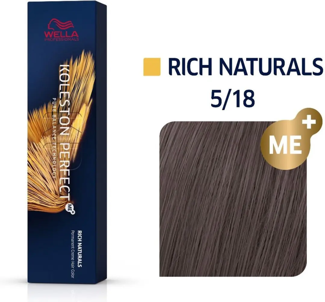 Wella Professionals Koleston Perfect Me+ 5/18 Rich Naturals Haarverf 150ml