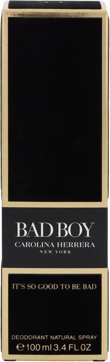 Carolina Herrera Bad Boy Deospray 100ml - afbeelding 6 van 6