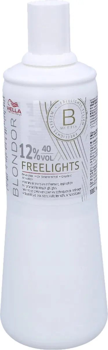 Wella Professionals Blondor Freelights 12% Developer 1000ml