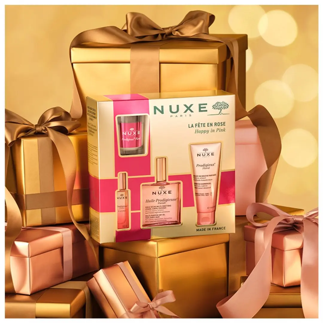 Nuxe Happy In Pink Cadeauset - 4 Stuks