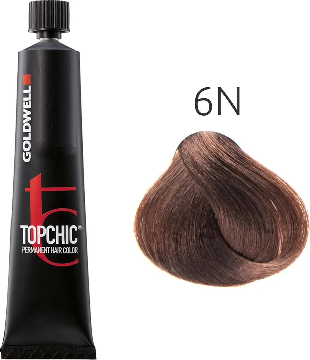 Goldwell Topchic Tube 60ml - 6N Bruin Permanent