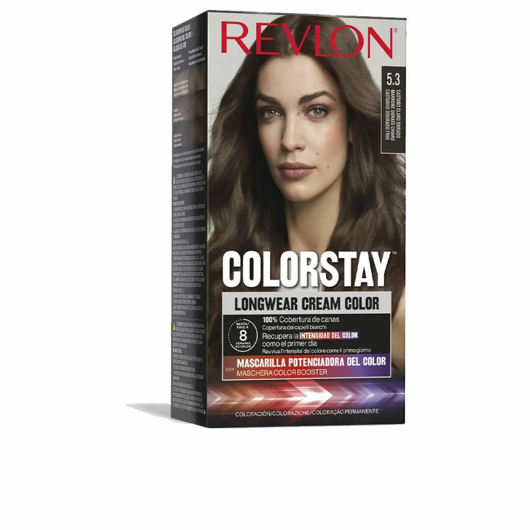 Revlon Colorstay Nº 5.3 Permanent Haarkleur - Licht Bruin 3ml
