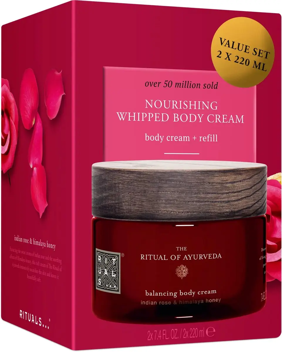Rituals of Ayurveda Body Cream & Refill - 2x220ml