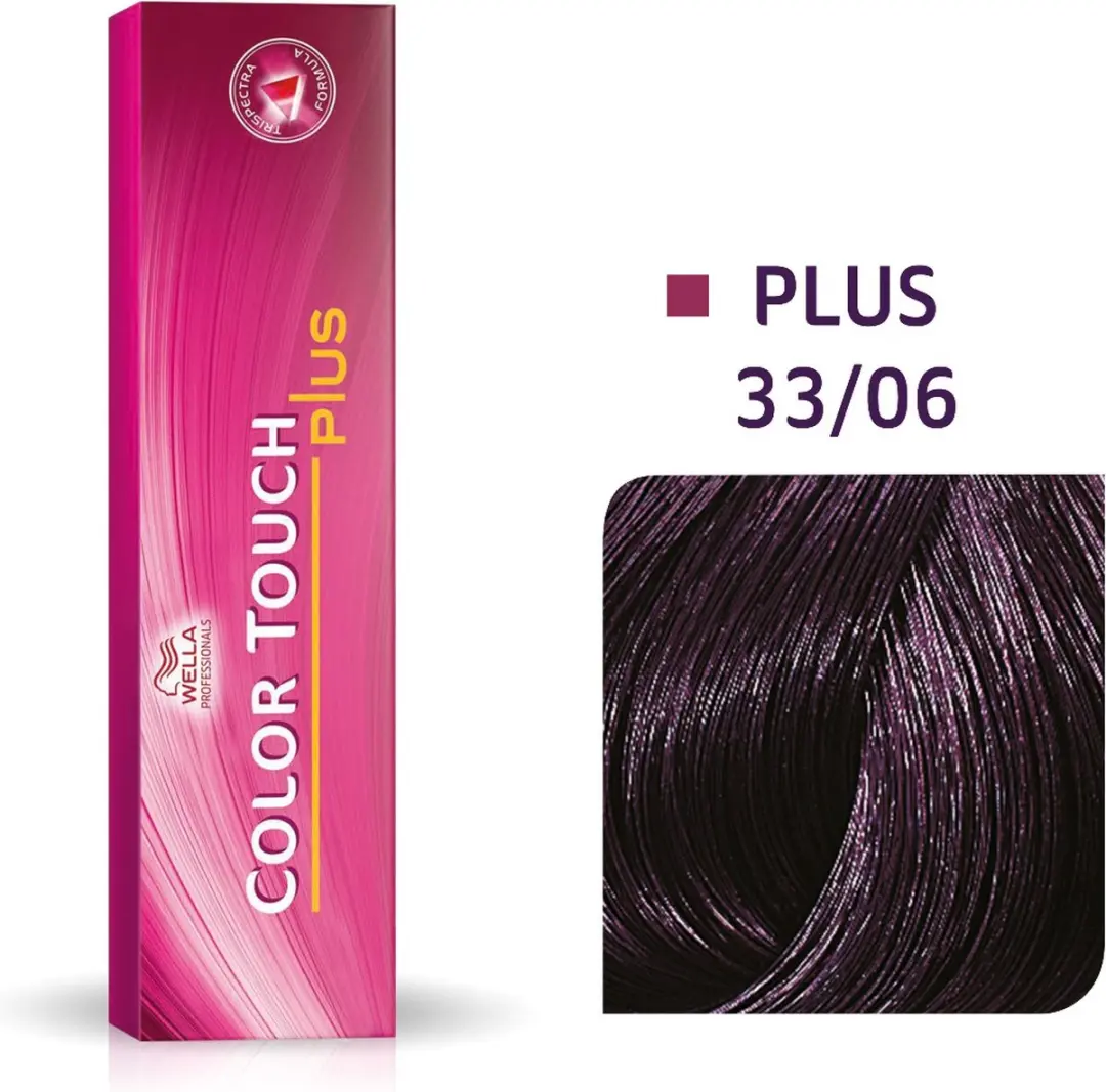 Wella Professionals Color Touch Plus 33/06 Haarverf 60ml - Zwart