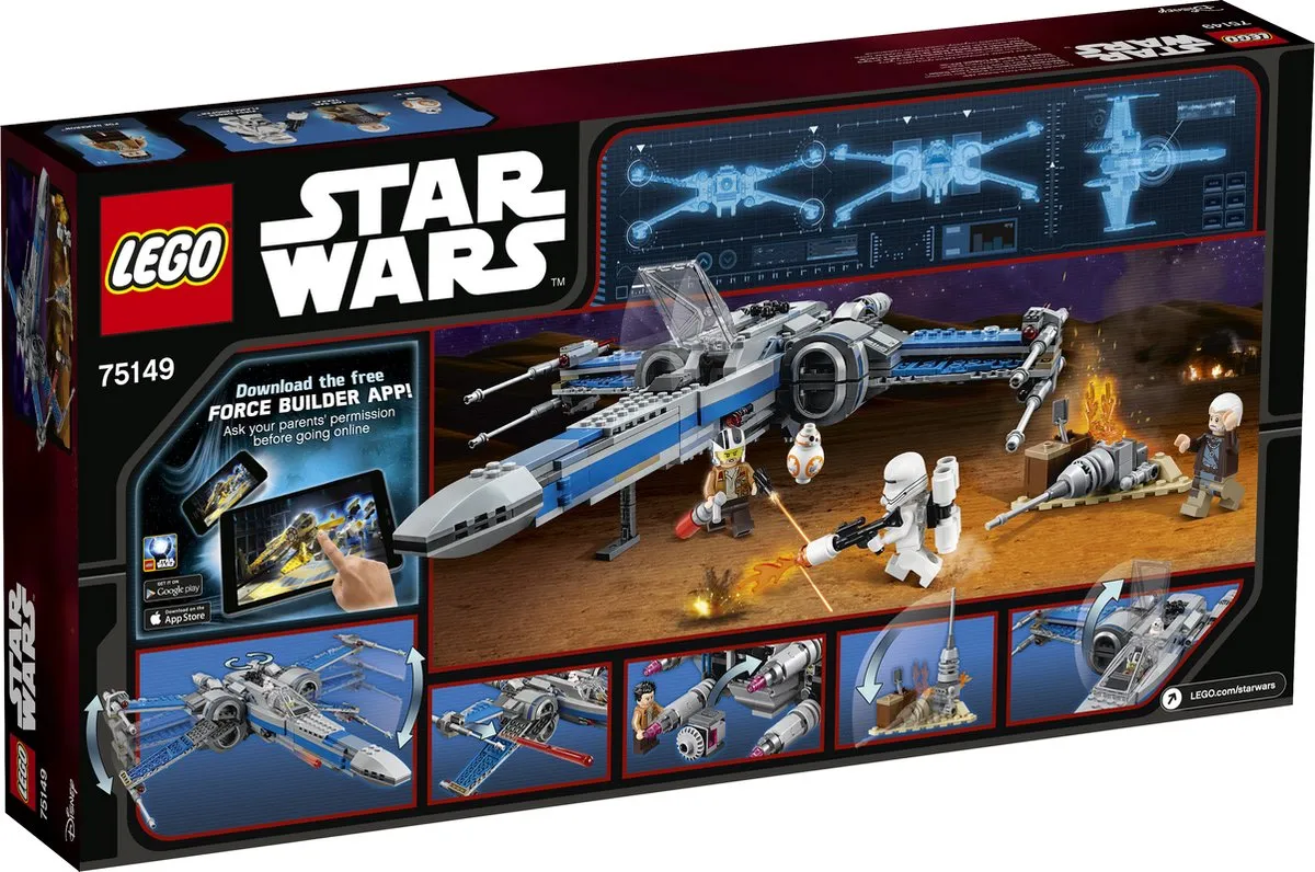 LEGO Star Wars Resistance X-Wing Fighter 75149 - 740 Stukken - afbeelding 2 van 6