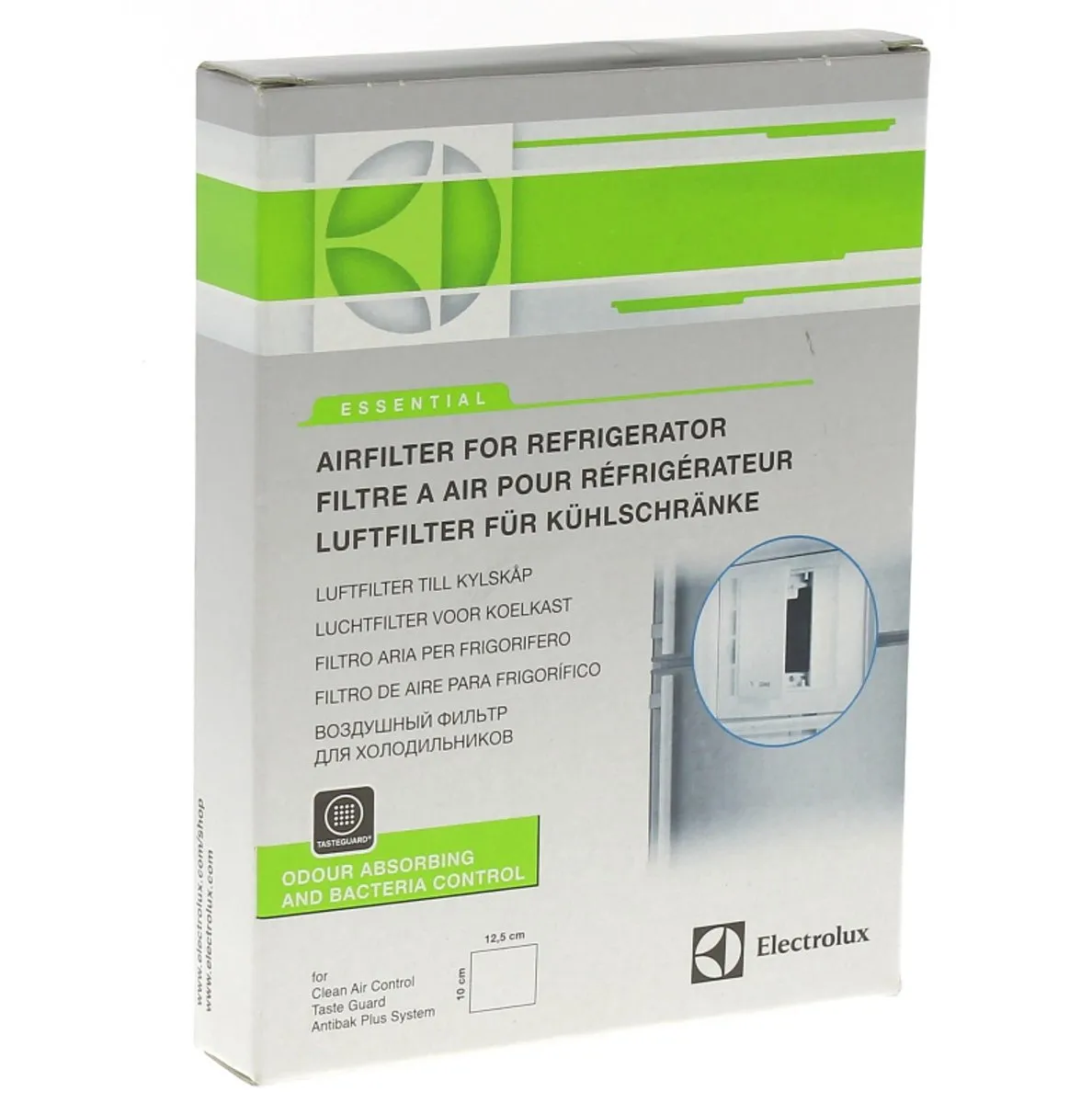 AEG Koolstoffilter Quick Chill 2081625036 - Zwart