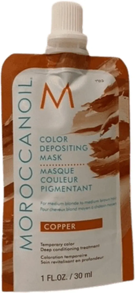 Moroccanoil Color Depositing Mask Koper - 30ml