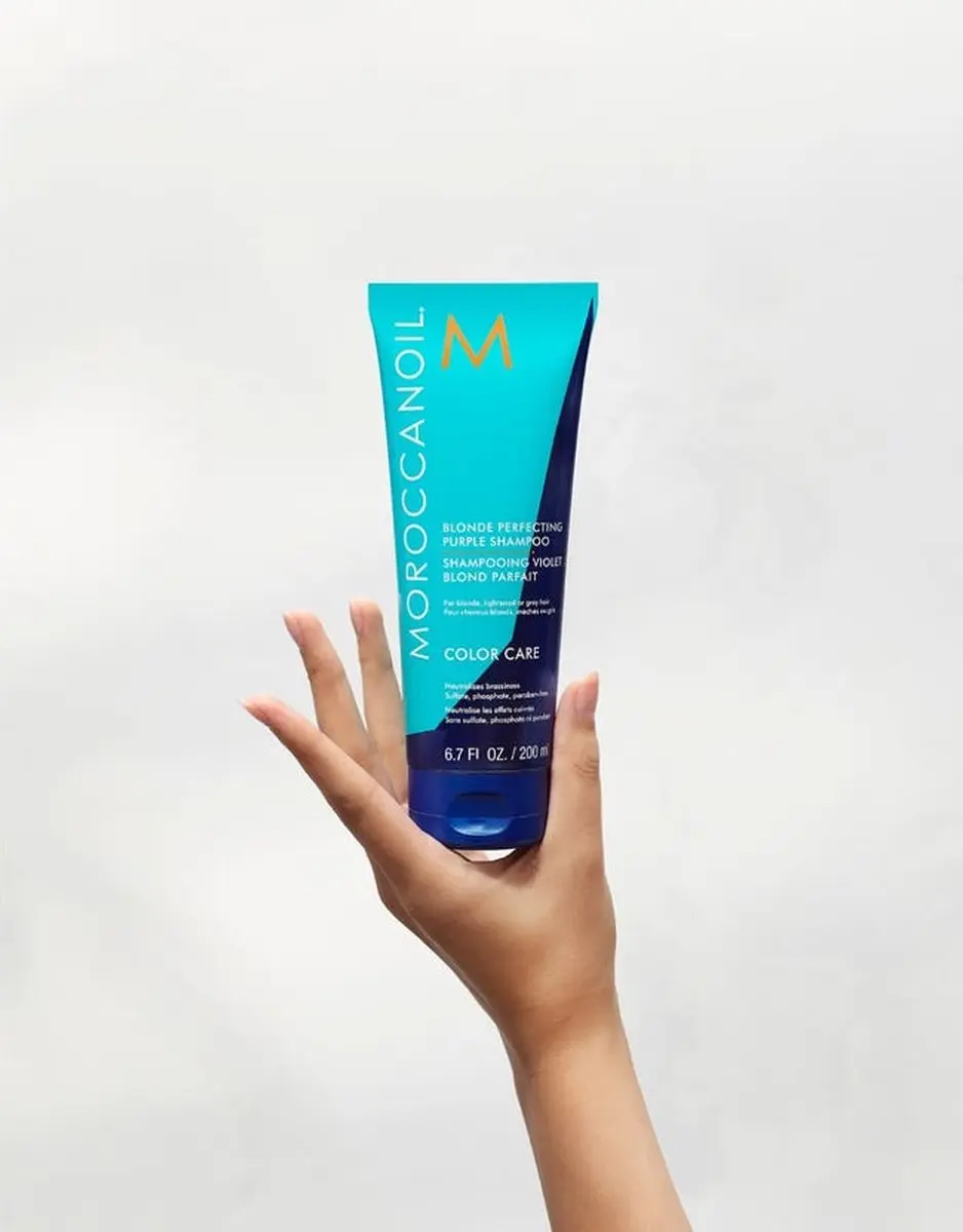 Moroccanoil Purple Perfecting Shampoo 200ml - Gekleurd haar