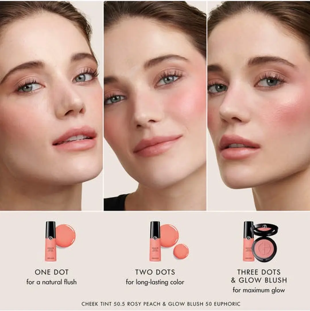 Armani Luminous Silk Cheek Tint 50.5 Rosy Peach - 12ml