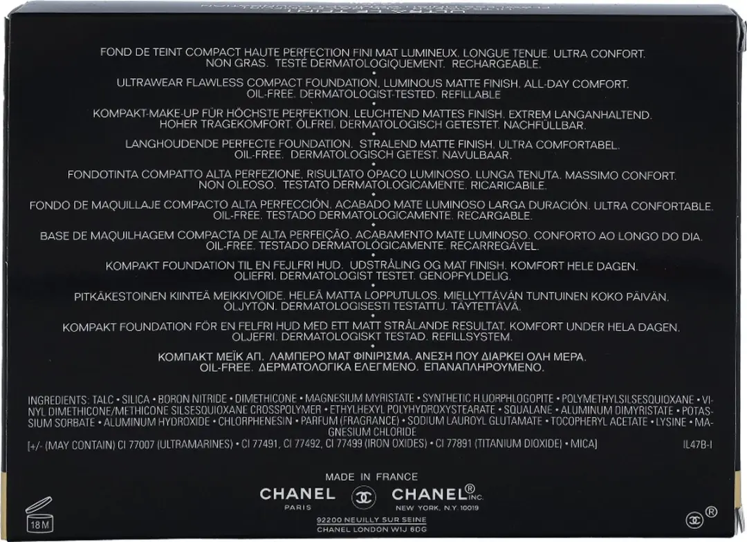 Chanel Ultra Le Teint Compact SPF15 - Rose 13ml - afbeelding 6 van 6