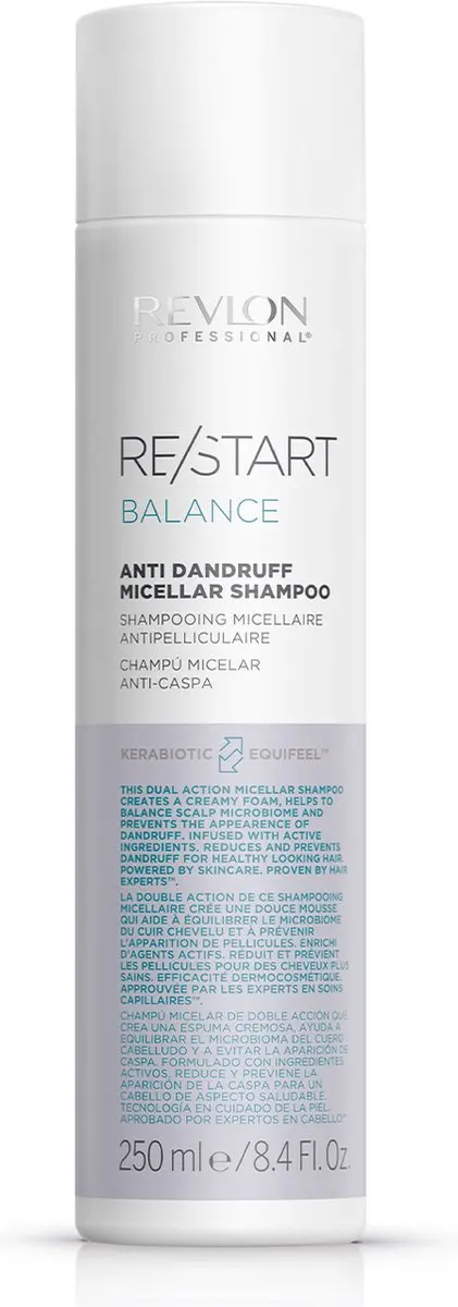 Revlon Re-Start Balance Shampoo Antiroos 250ml - afbeelding 6 van 6
