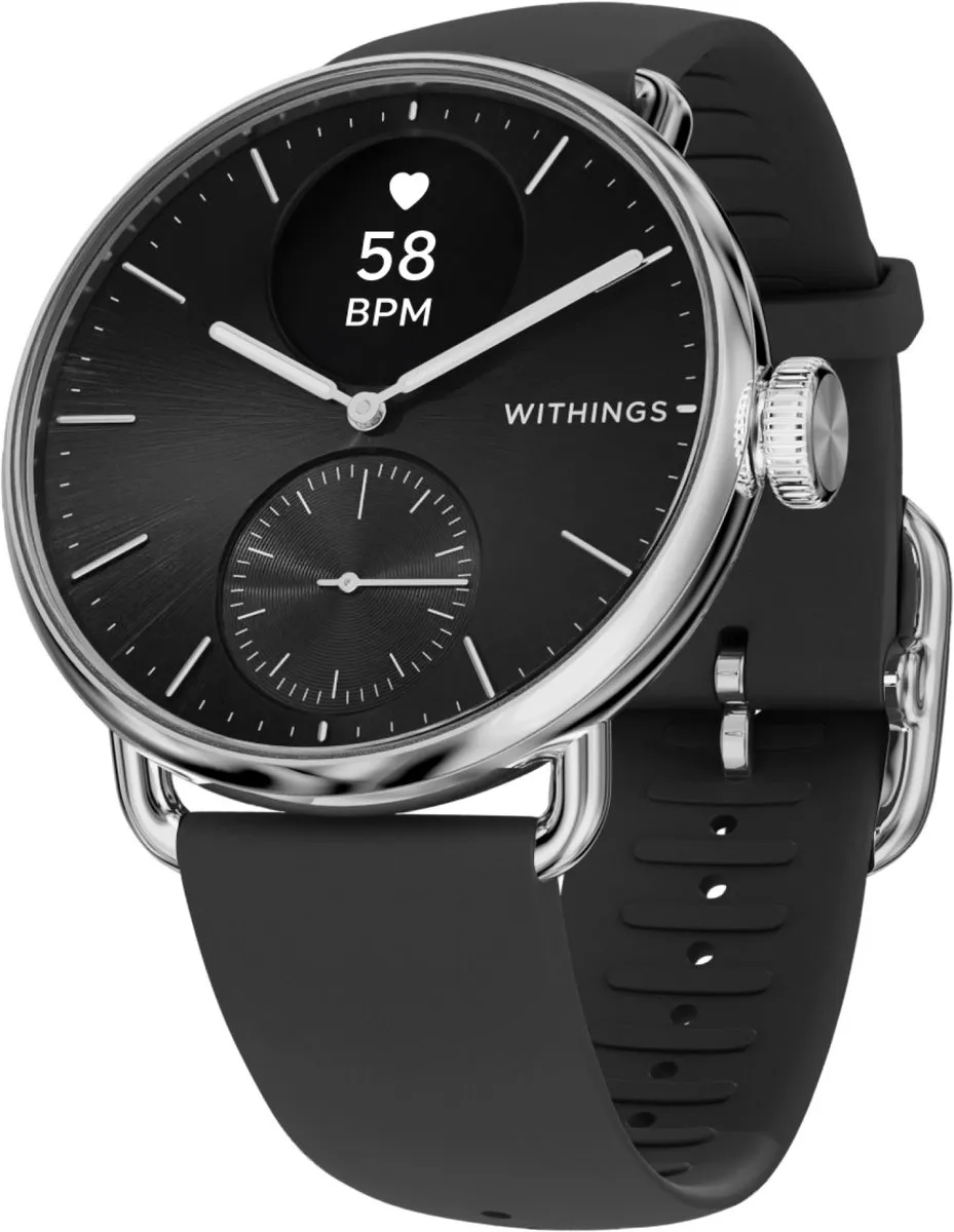Withings ScanWatch 2 - 38mm - Hybride Smartwatch - Zwart