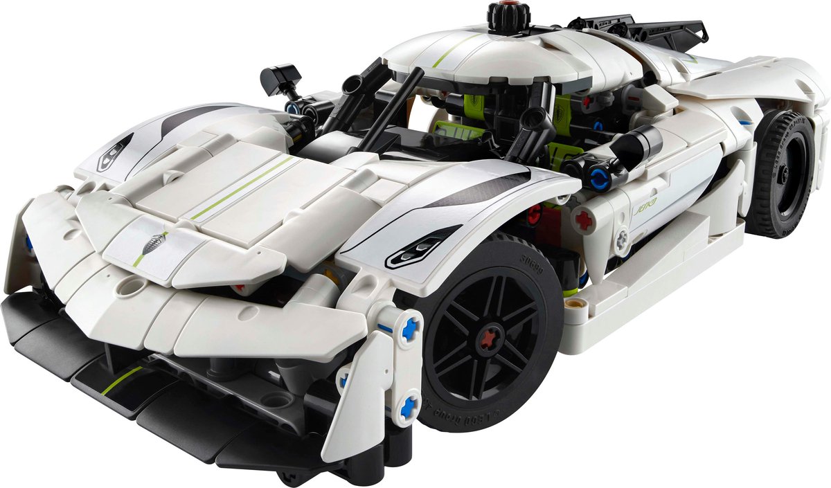 LEGO Koenigsegg Jesko Absolut witte hypercar - 42184