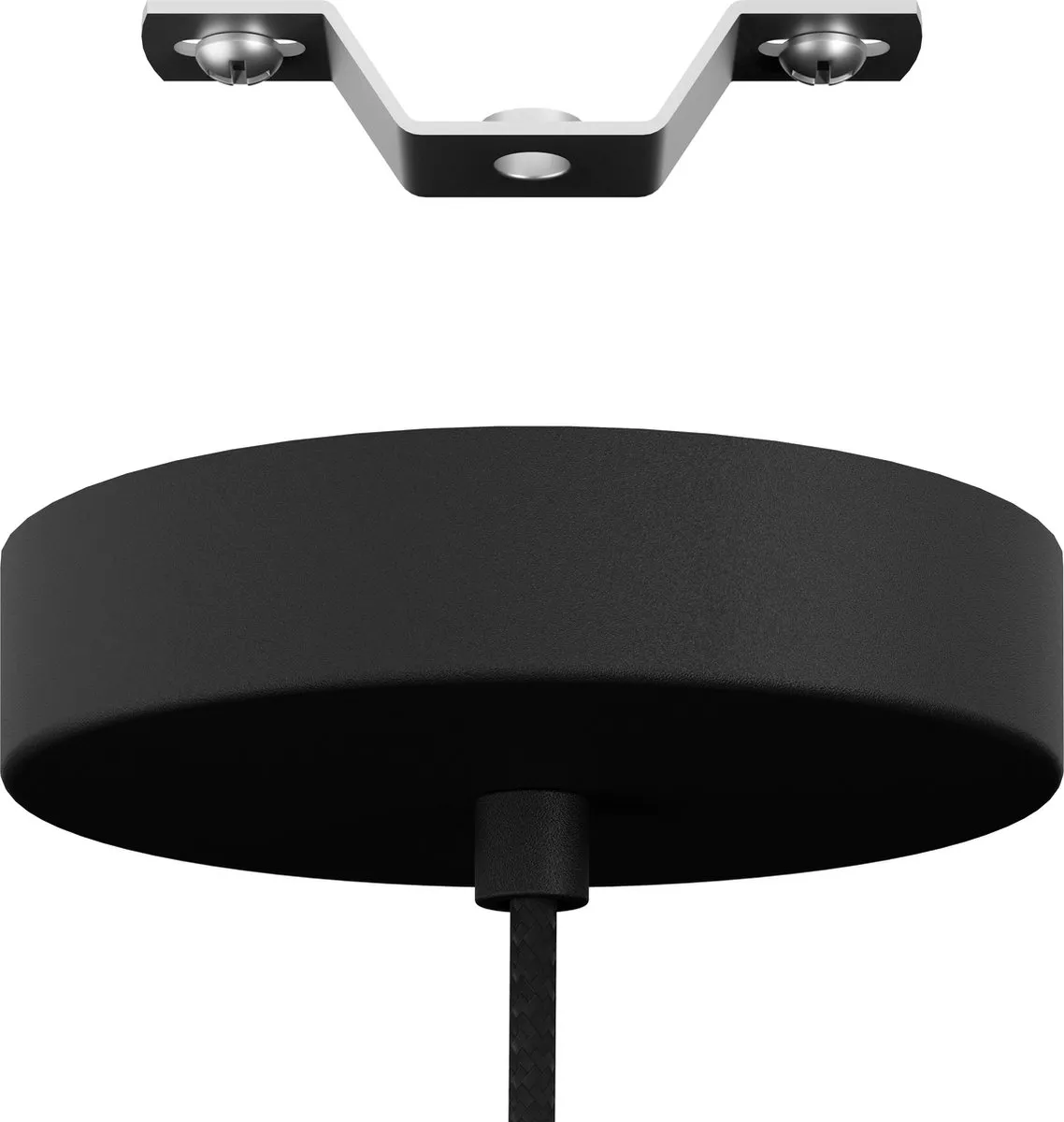 Eglo Manby Hanglamp E27 - Ø45cm - Zwart