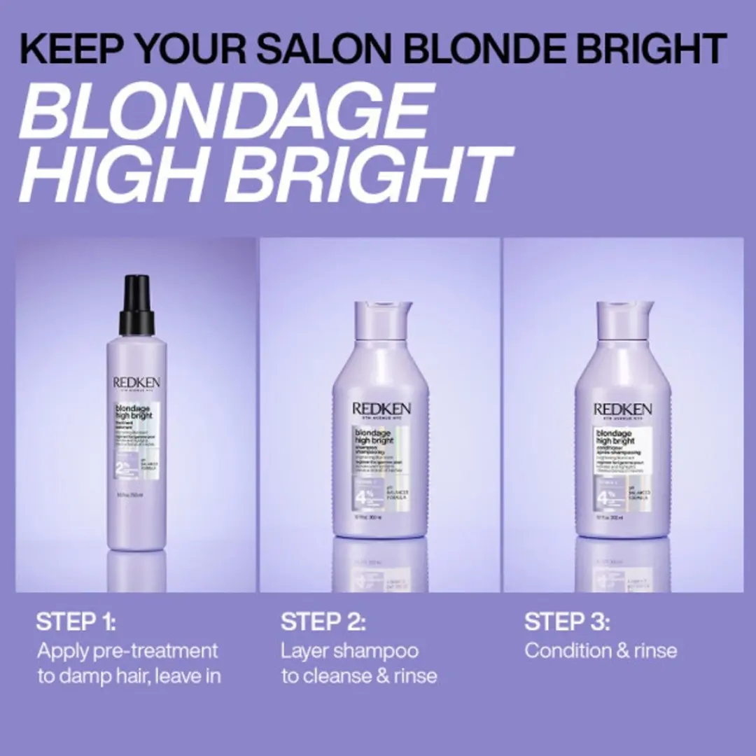 Redken Blondage High Bright Conditioner 300ml - afbeelding 6 van 6