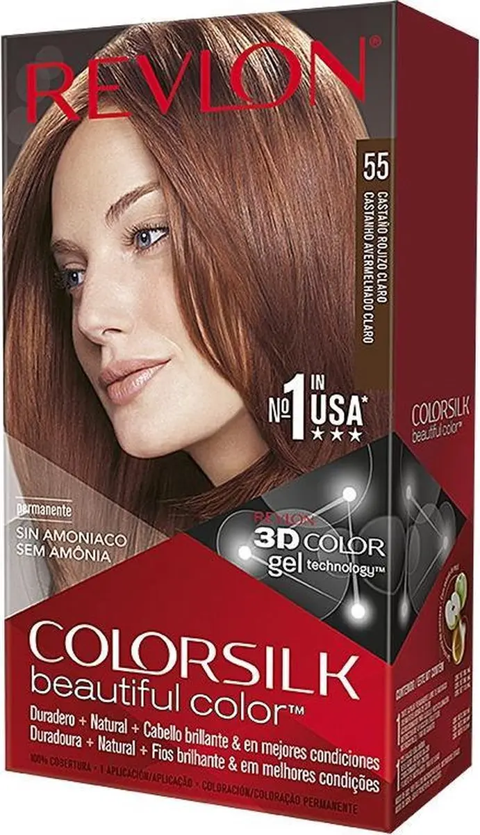 Revlon Colorsilk Haarkleur Licht Kastanjebruin 3ml