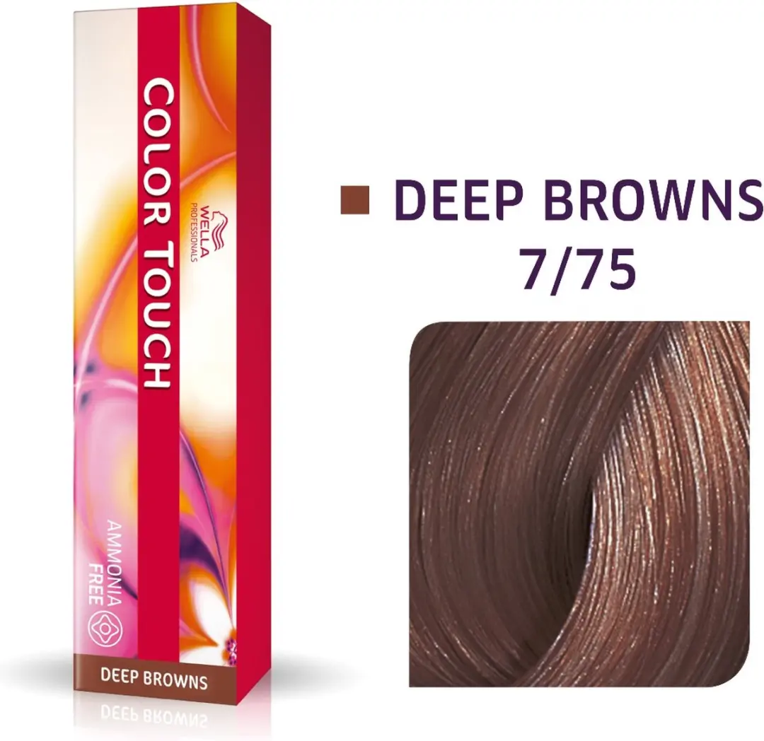 Wella Professionals Color Touch 7/75 Deep Browns Haarverf 60ml - Zwart