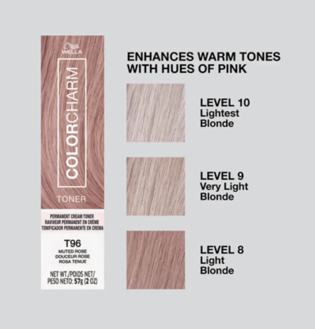 Wella Color Charm T96 Muted Rose Toner 57ml