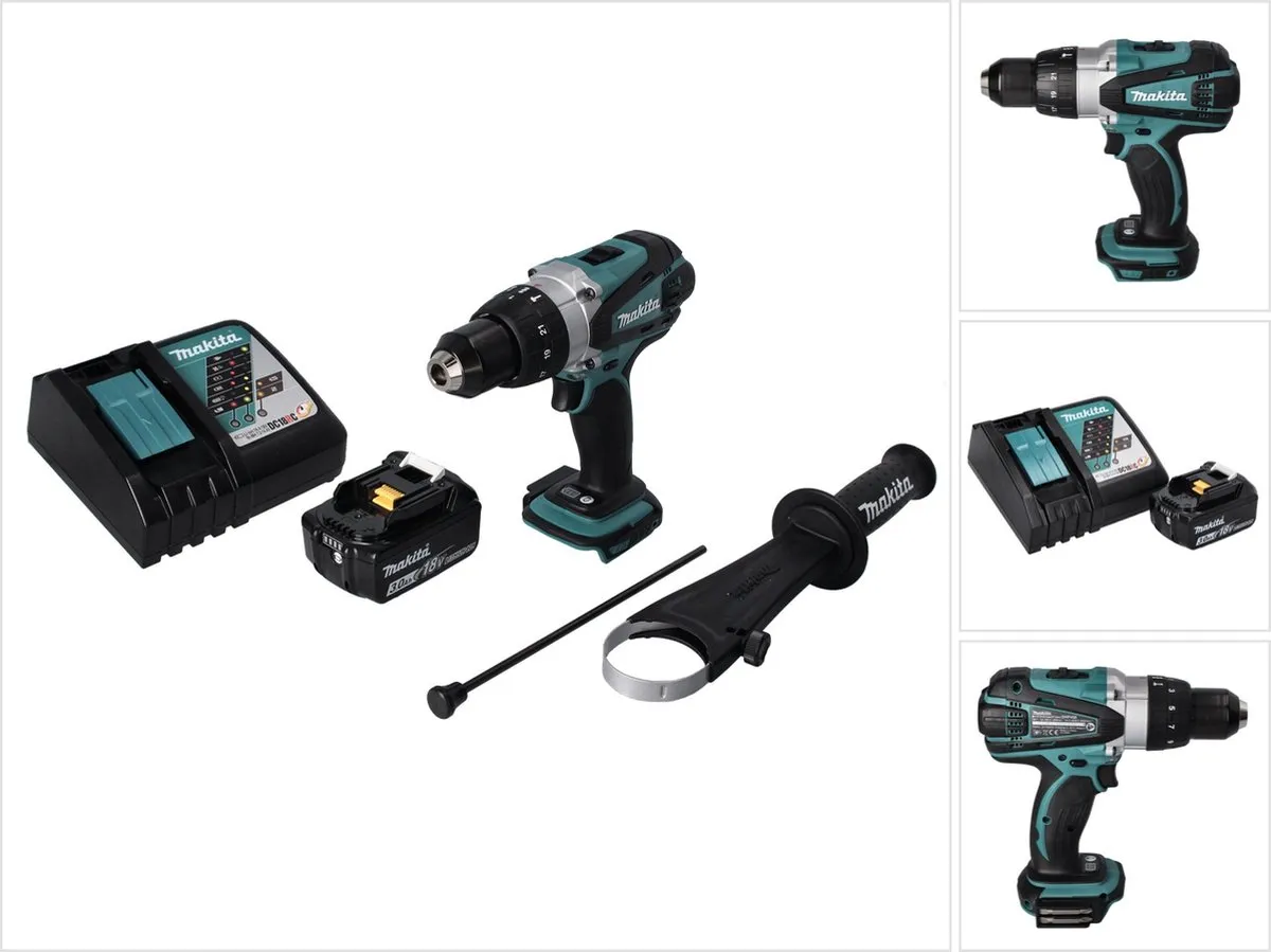 Makita DHP458RF1 Klopboormachine 18V