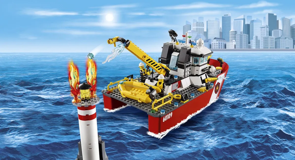 LEGO City Brandweerboot 60109 - 412 Stukken - afbeelding 6 van 6
