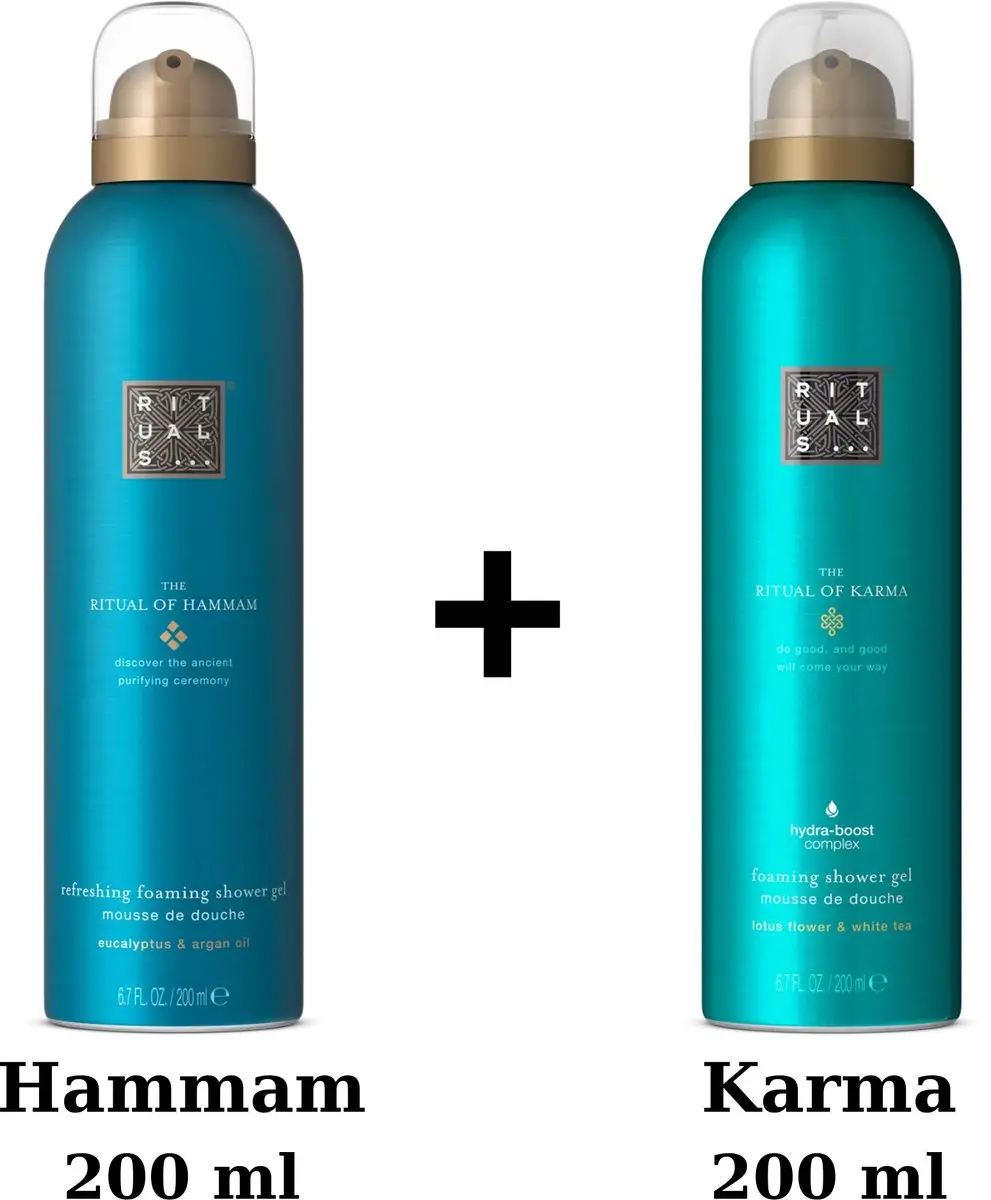 Rituals Hammam & Karma Douchegel Duo