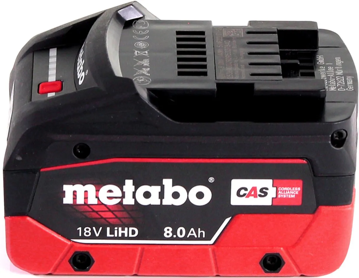 Metabo Power 160-5 18 LTX BL OF Compressor - 8,0 bar - 5L - 1x LiHD 8,0Ah