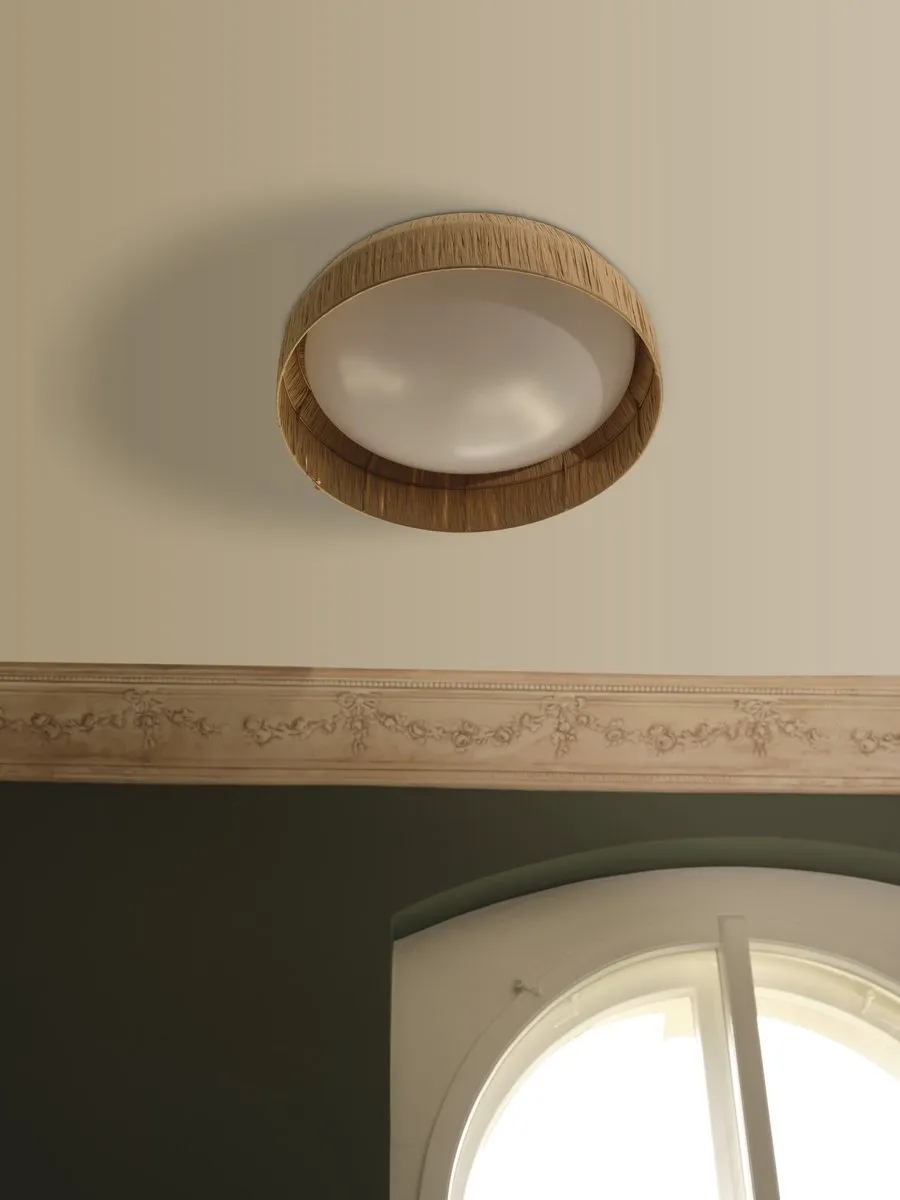 LEDVANCE Decor Bamboo Paper Plafondlamp 18W - Warm wit