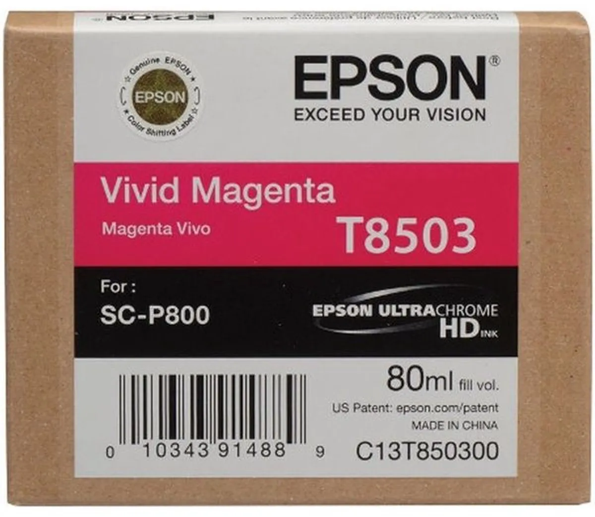 Epson T8503 Magenta Inktcartridge - 80ml