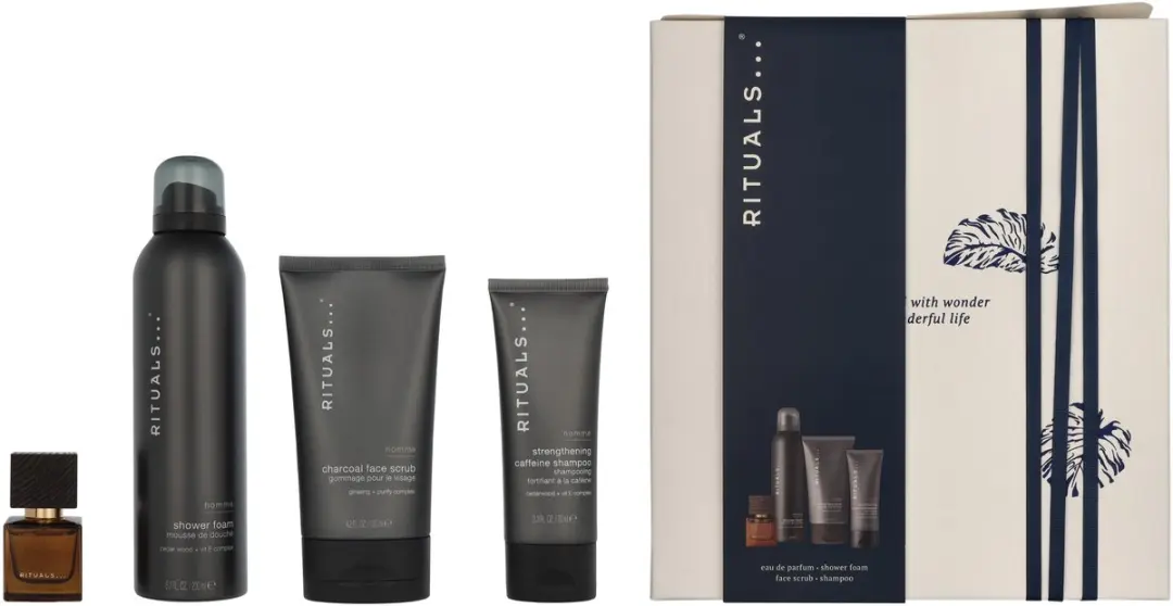 Rituals Homme Medium Giftset - Douchegel & Parfum 410ml - 4 Stuks