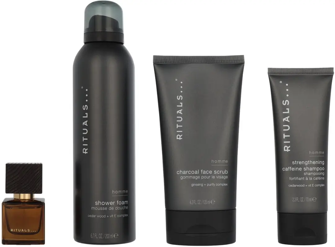 Rituals Homme Medium Giftset - Douchegel & Parfum 410ml - 4 Stuks