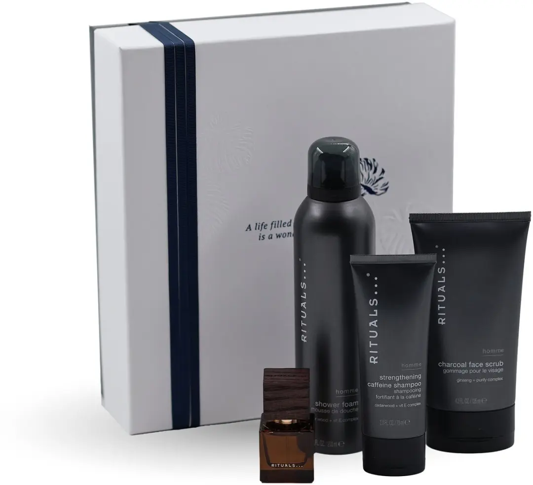 Rituals Homme Medium Giftset - Douchegel & Parfum 410ml - 4 Stuks