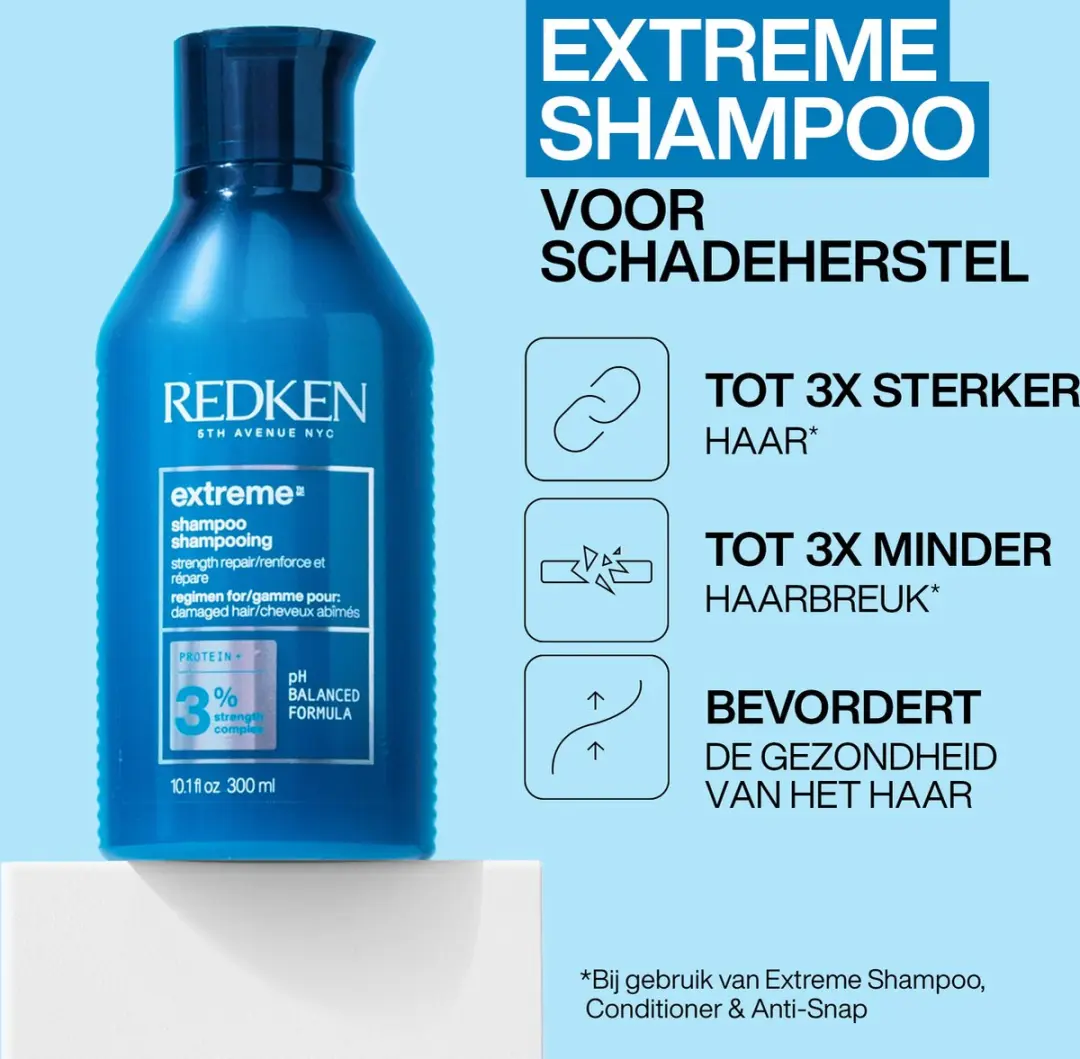 Redken Extreme Shampoo & Conditioner 600ml - Gekleurd haar