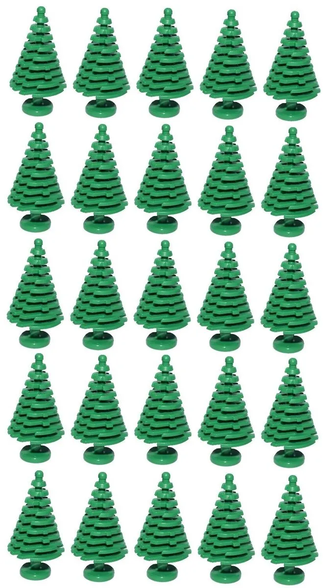 LEGO 3499 Kleine Sparrenboom - 25 Stuks - Groen - afbeelding 2 van 3