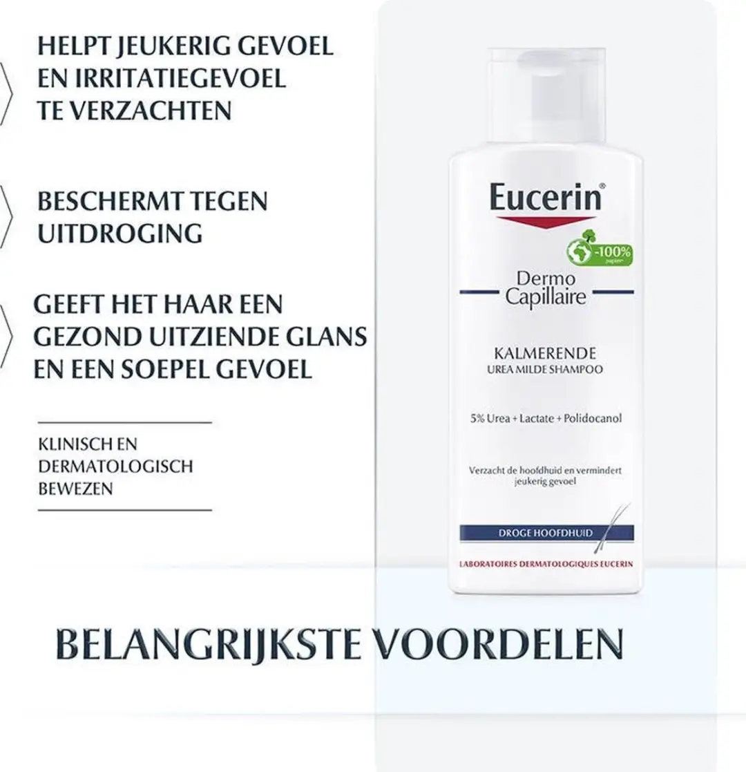 Eucerin DermoCapillaire Hoofdhuidverzorging Bundel - 350ml (2x) - Ongeparfumeerd