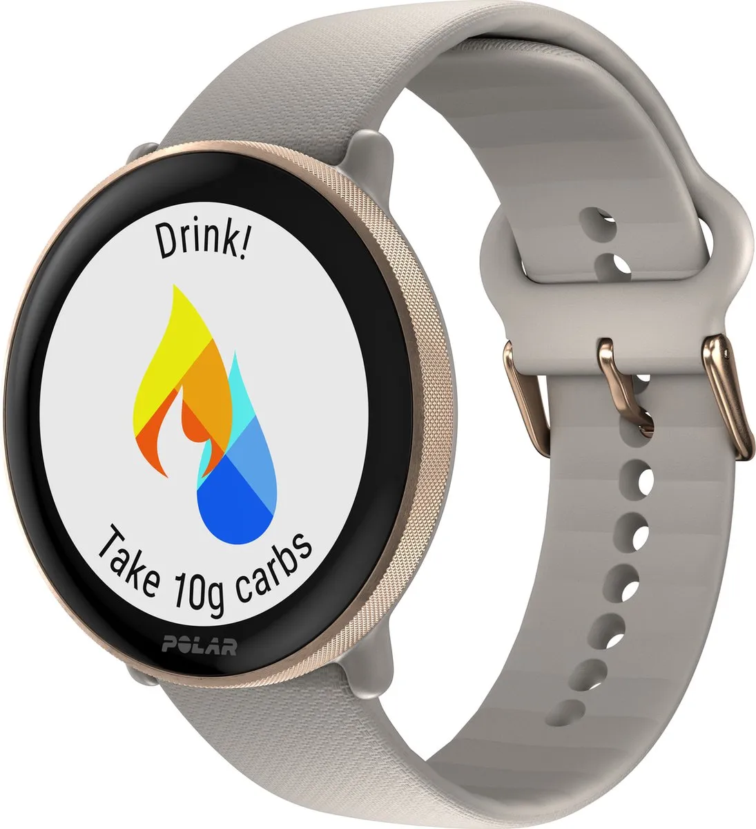 Polar Ignite 3 Smartwatch - 43mm - Mat Goud