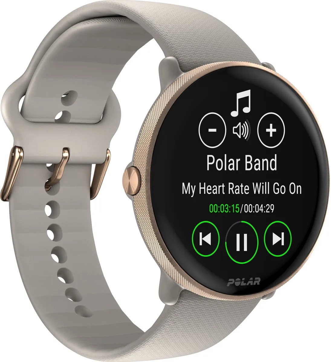 Polar Ignite 3 Smartwatch - 43mm - Mat Goud