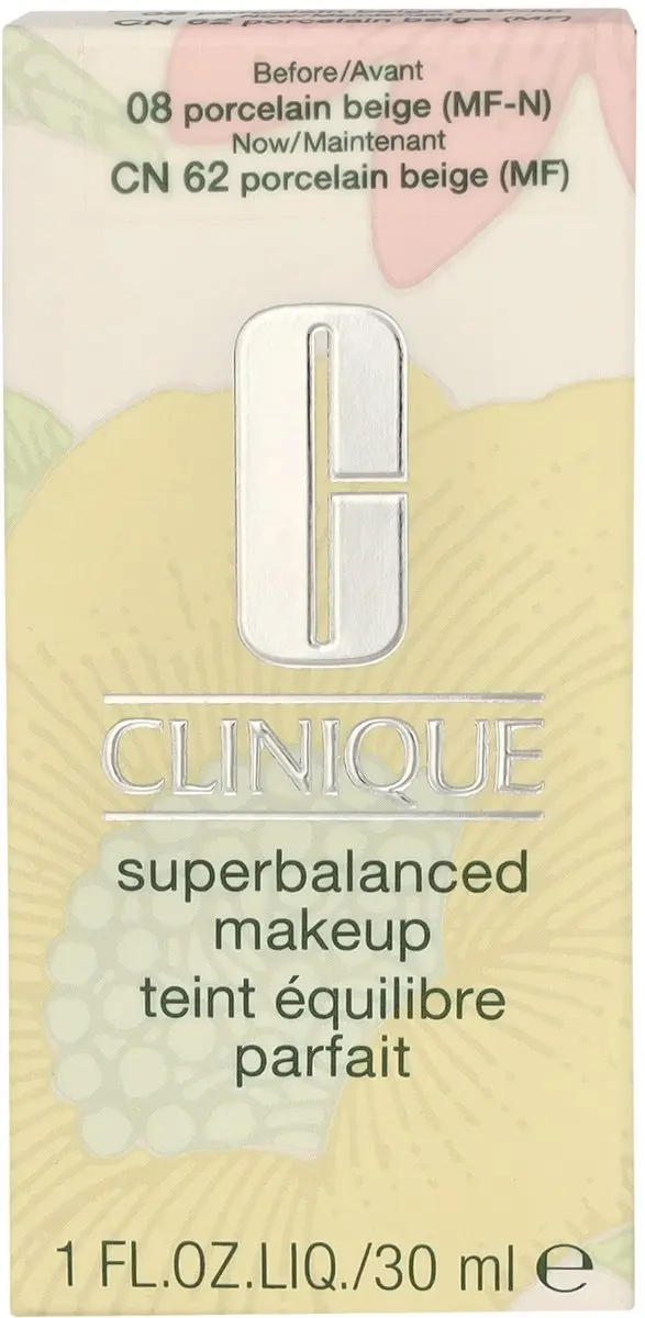 Clinique Superbalanced Foundation 08 Porcelain Beige - 30ml