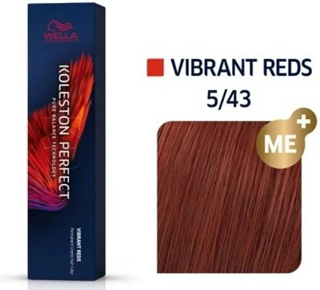 Wella Professionals Koleston Perfect Me+ Haarverf 5/43 Rood 60ml