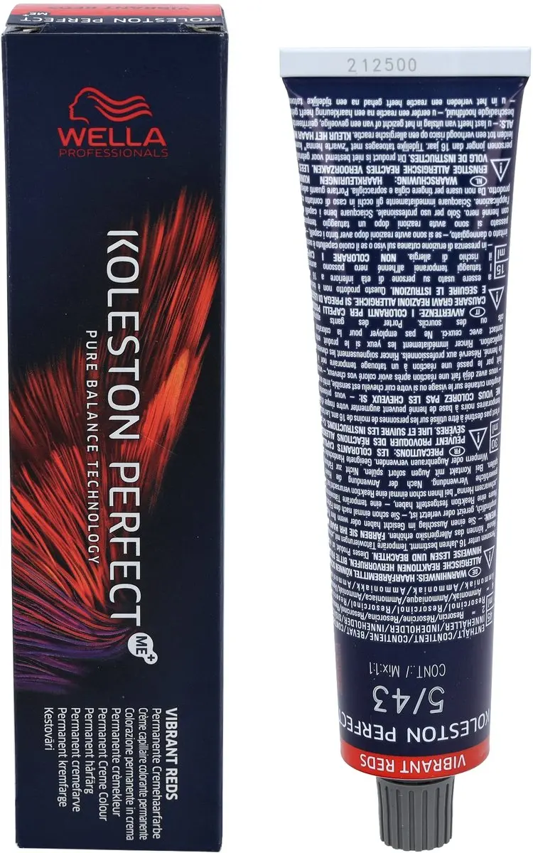 Wella Professionals Koleston Perfect Me+ Haarverf 5/43 Rood 60ml