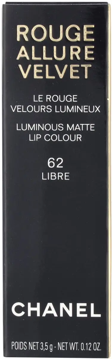 Chanel Rouge Allure Velvet Luminous Matte Lippenstift 62 Libre
