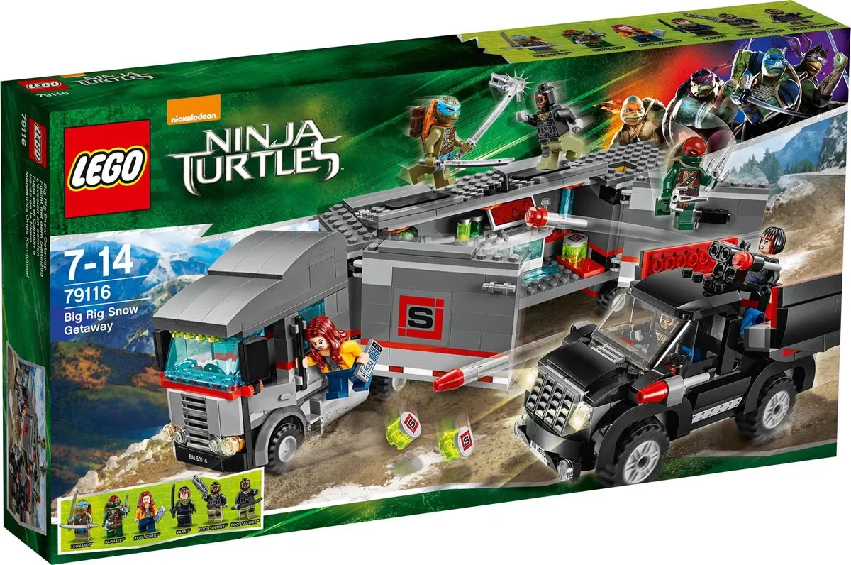 LEGO Ninja Turtles Big Rig Sneeuwontsnapping 79116