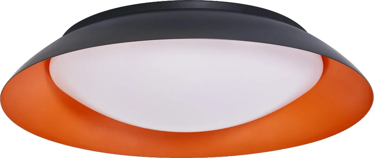 LEDVANCE Orbis Plate LED Plafondlamp 45W 2200lm - Zwart|Geel