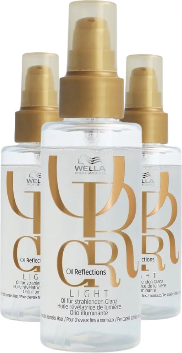 Wella Professionals Oil Reflections Light Luminous Reflective Oil 3x100ml