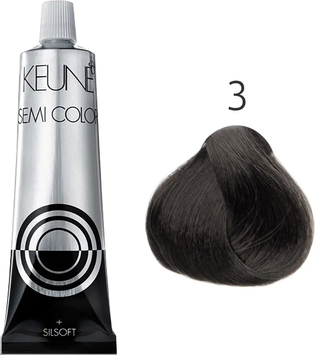 Keune Semi Color 3 Zwart 60ml