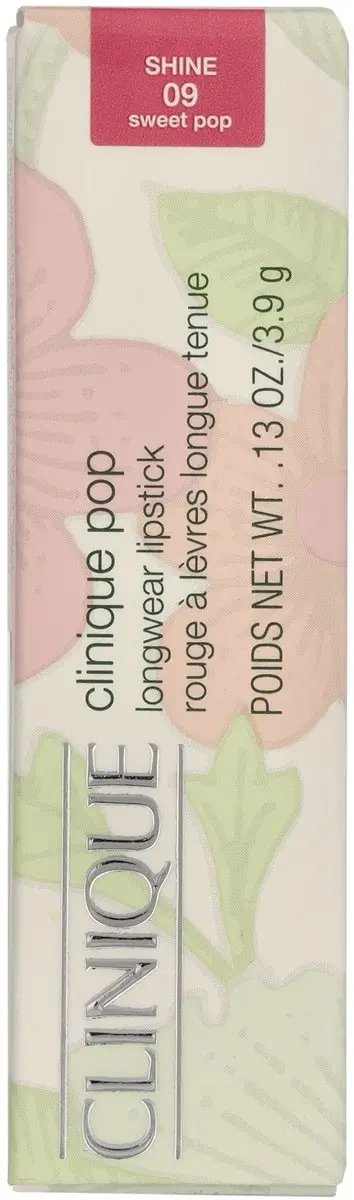 Clinique Pop Longwear Shine Lipstick 09 Sweet Pop - 3.9g