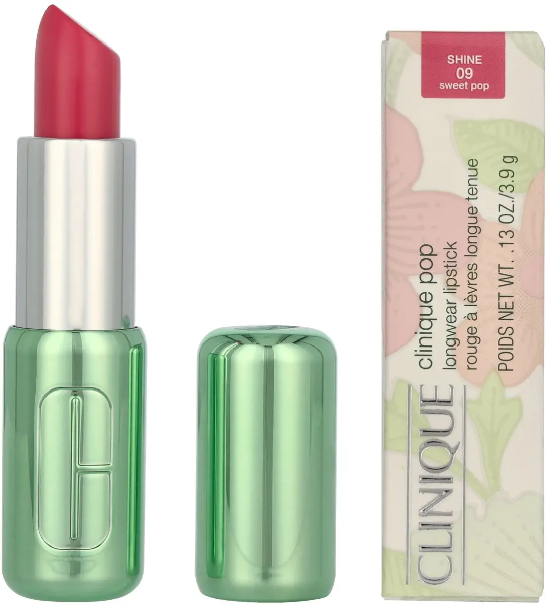 Clinique Pop Longwear Shine Lipstick 09 Sweet Pop - 3.9g