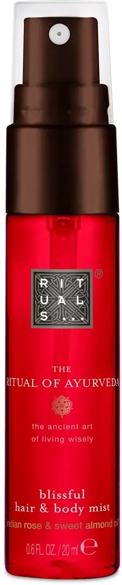 Rituals Ayurveda Duo Travel Set - Shampoo 70ml + Hair&Body Mist 20ml