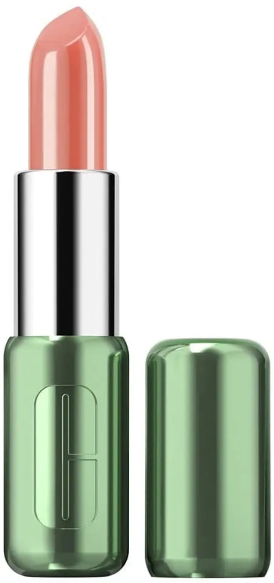 Clinique Pop Longwear Shine Lipstick 01 Nude Pop