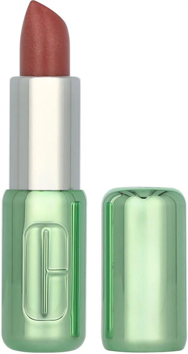 Clinique Pop Longwear Shine Lipstick 01 Nude Pop - 3.9g
