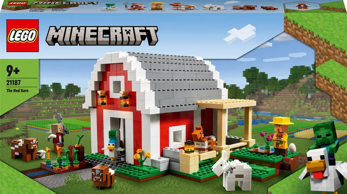 LEGO Minecraft De rode schuur 21187